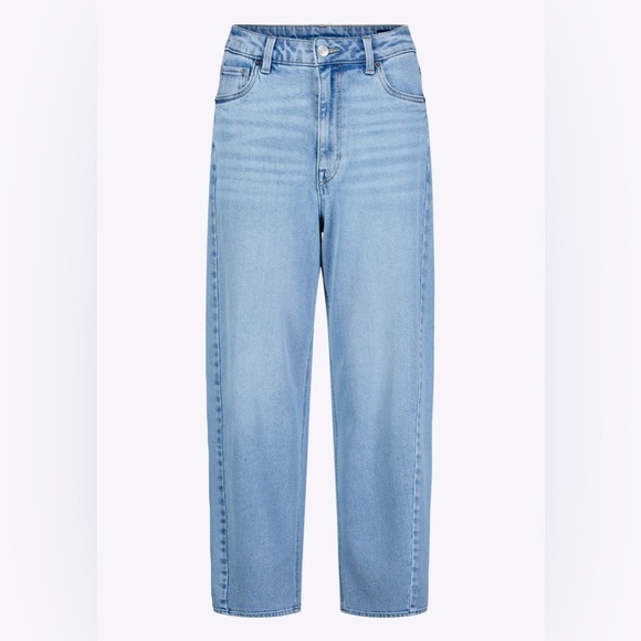 BUFFALO DAVID BITTON | Barbara High Rise Barrel Jeans in Vintage Indigo Blue - Picture 14 of 16